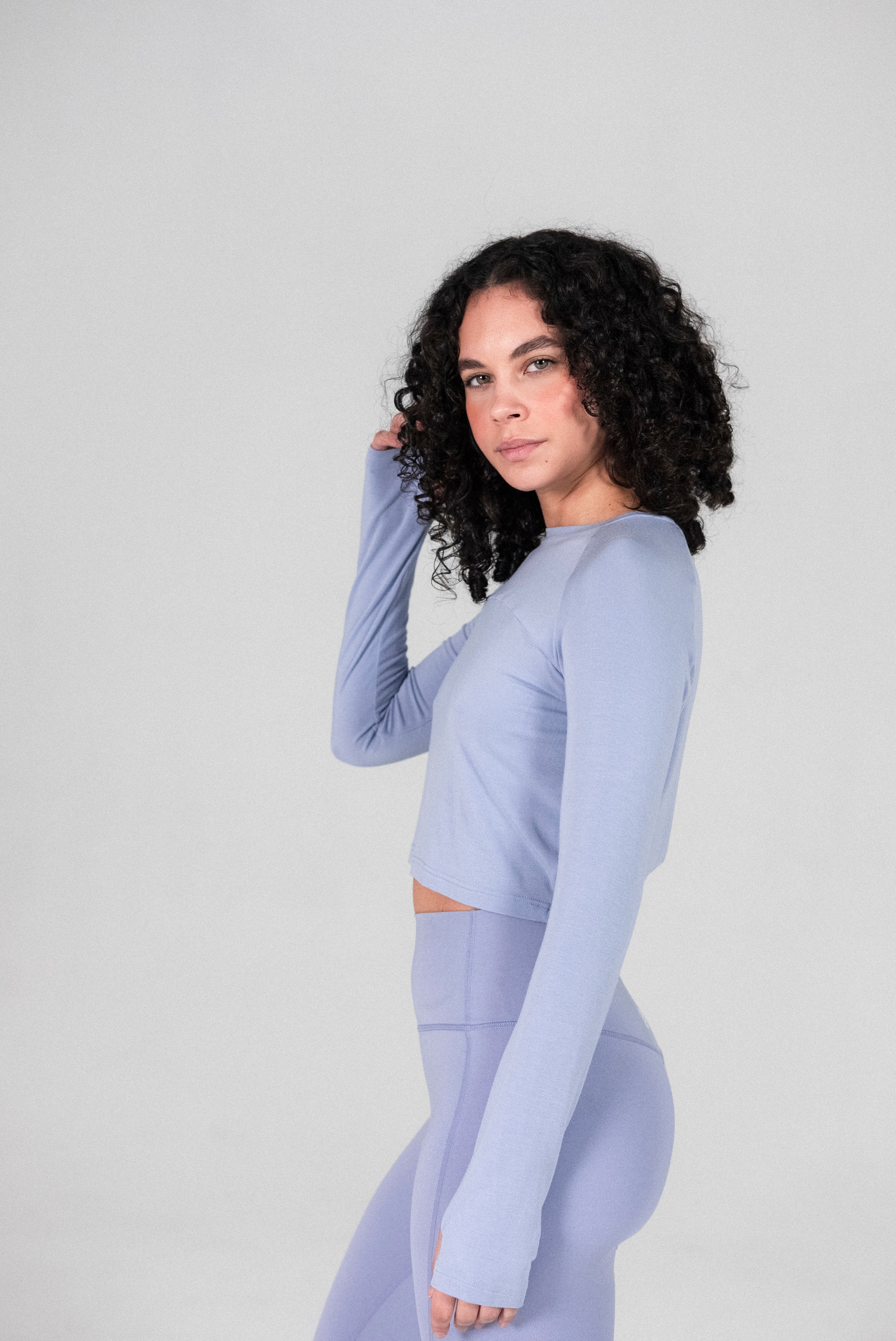 Soft Reversible Twist Long Sleeve Top