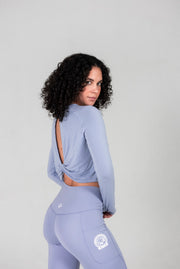 Soft Reversible Twist Long Sleeve Top