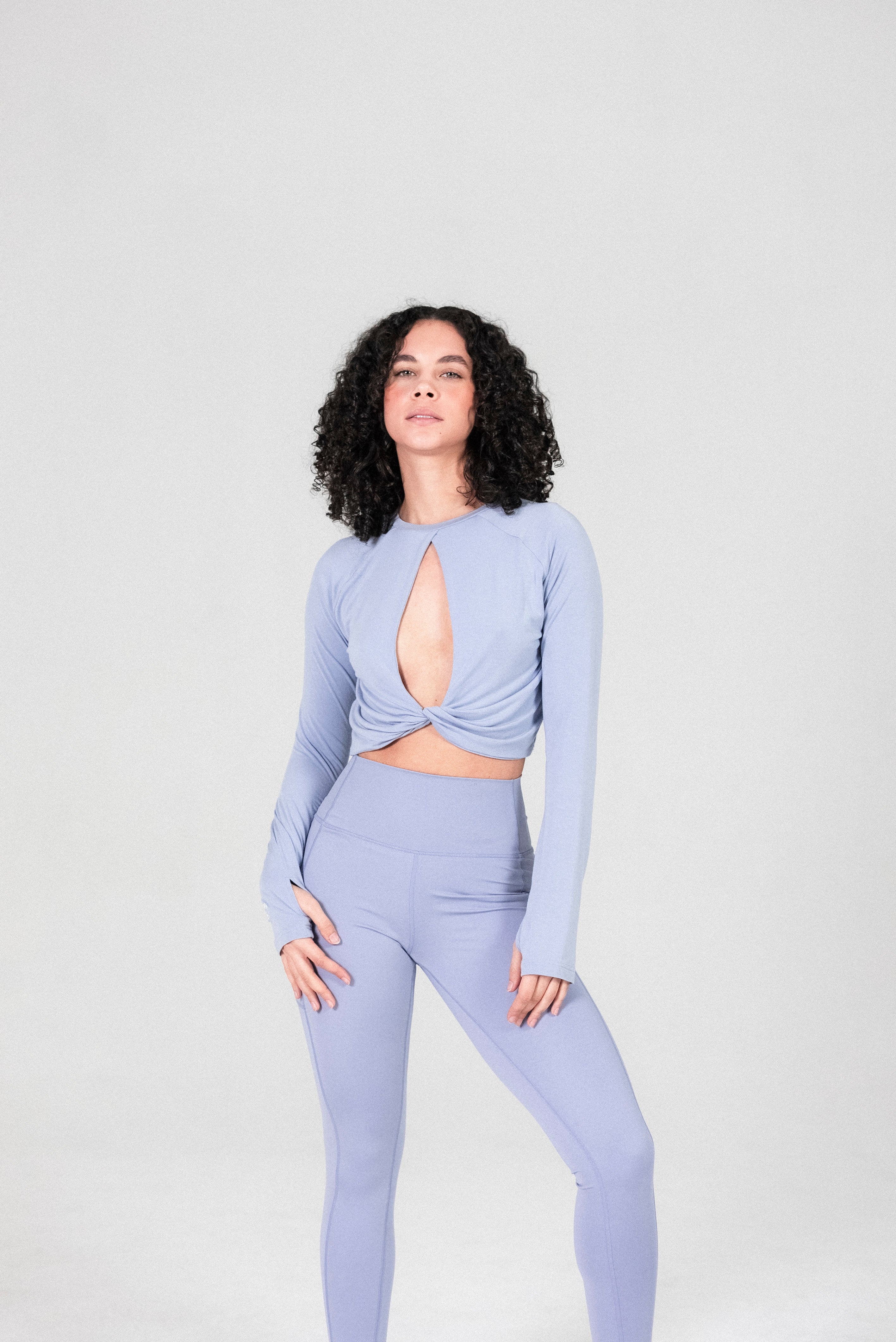Soft Reversible Twist Long Sleeve Top