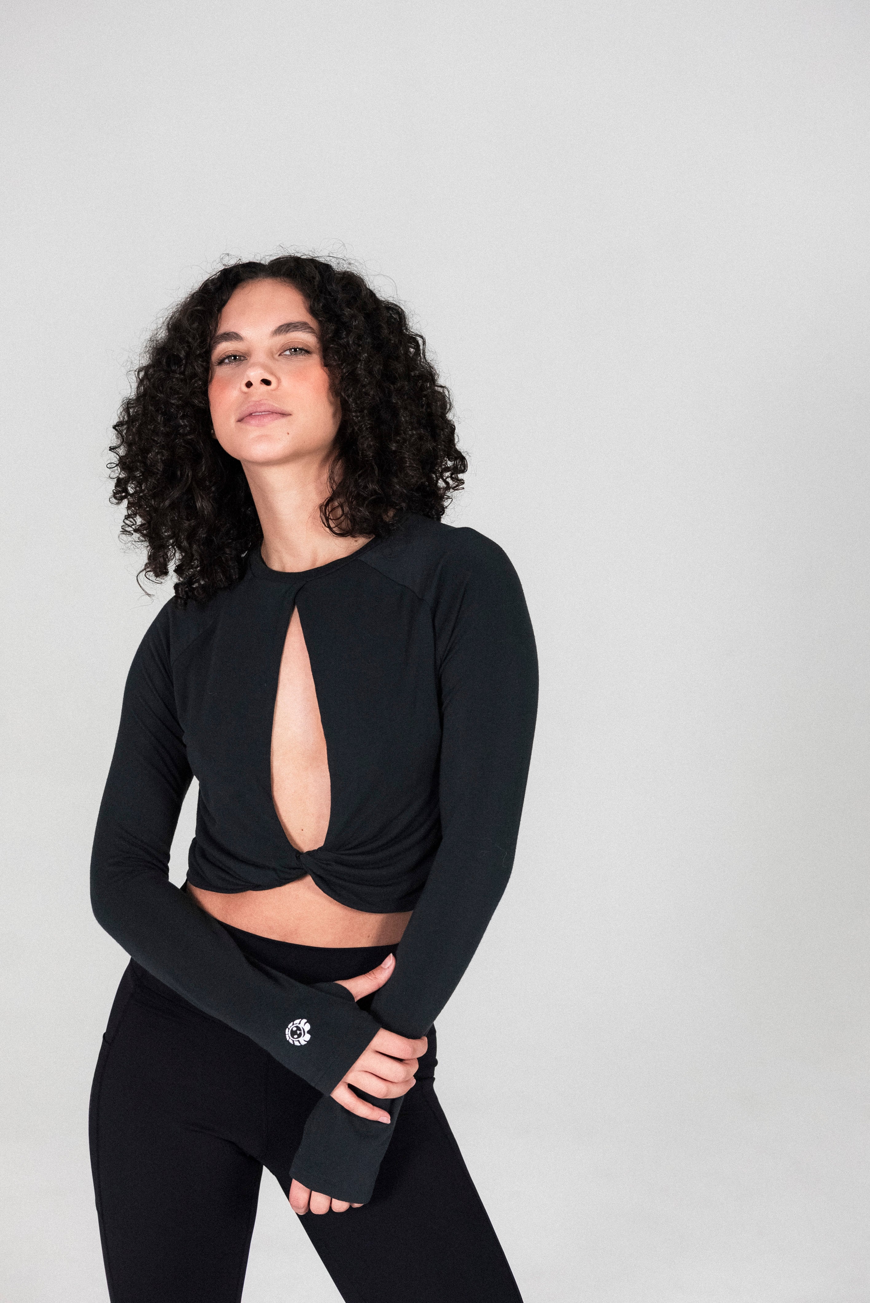 Soft Reversible Twist Long Sleeve Top